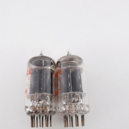 2 X 6158 NATIONAL TUBE. 17MM BLACK PLATES. 1960s. MATCHED & BALANCED. CV  ENA