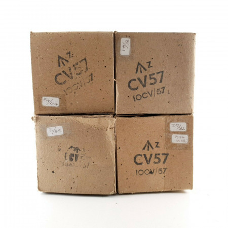 4 X CV57 GEC MARCONI. METAL BASE. NOS/NIB. CM  ENA