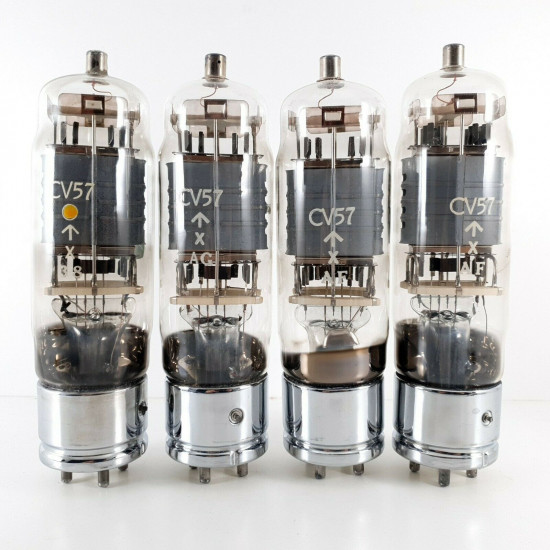 4 X CV57 GEC MARCONI. METAL BASE. NOS/NIB. CM  ENA