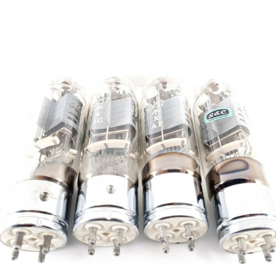 4 X CV57 GEC MARCONI. METAL BASE. NOS/NIB. CM  ENA