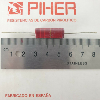 1 X 2W 2,2R 2.2R 2R2 20% 1970s VINTAGE PIHER RESISTOR. NOS. C1795U8F180121
