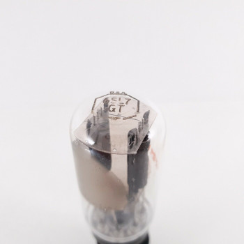 1 X 6SL7GT RCA TUBE. 1970s PROD. BLACK PLATES. COIN BASE. 101/110% CK  ENA 2