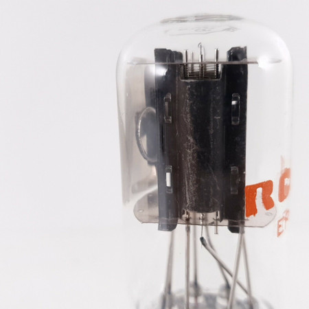 1 X 6SL7GT RCA TUBE. 1970s PROD. BLACK PLATES. COIN BASE. 101/110% CK  ENA