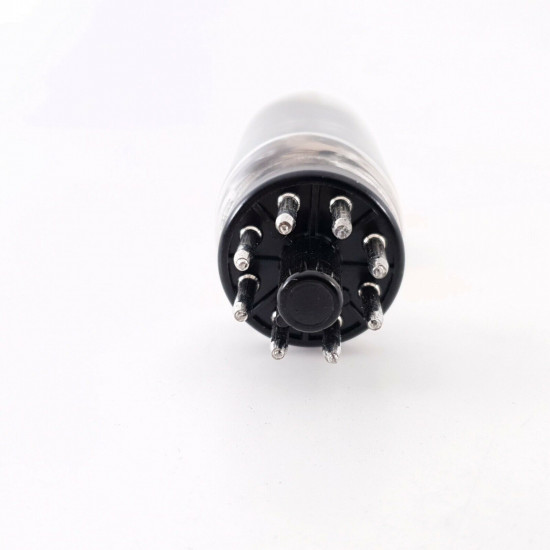 1 X 6SL7GT RCA TUBE. 1970s PROD. BLACK PLATES. COIN BASE. 101/110% CK  ENA