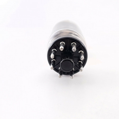 1 X 6SL7GT RCA TUBE. 1970s PROD. BLACK PLATES. COIN BASE. 101/110% CK  ENA