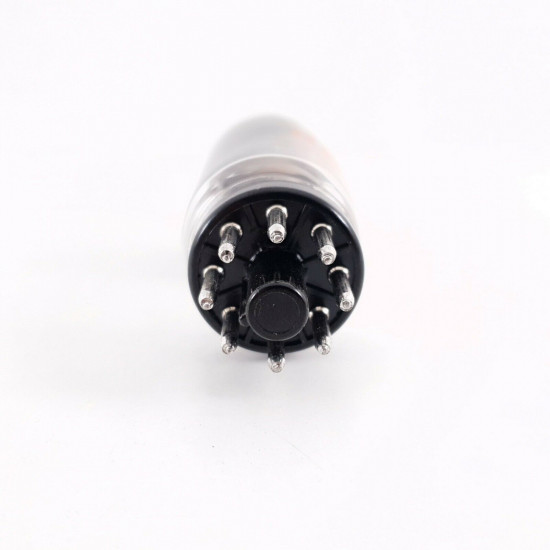 1 X 6SL7GT RCA TUBE. 1970s PROD. BLACK PLATES. COIN BASE. 119/91% CK  ENA
