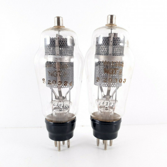 2 X W1244 / CV1144 TUBE. BRITISH MADE. 1940s PRODUCTION. VERY RARE. CM  ENA