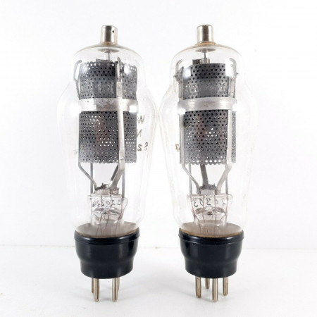 2 X W1244 / CV1144 TUBE. BRITISH MADE. 1940s PRODUCTION. VERY RARE. CM  ENA