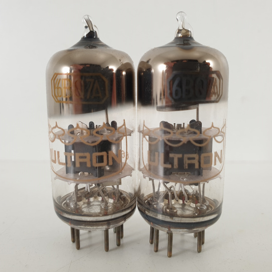 2 X 6BQ7A ULTRON TUBE. MATCHED PAIR. NOS / NIB.  2. CH97