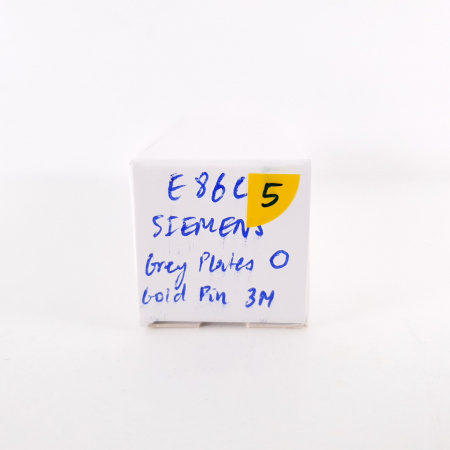 1 X E86C SIEMENS TUBE. GOLD PIN. 3 MICA. 5. CH97