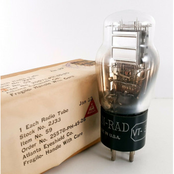 1 X JAN 33 / VT-33 / UY33 TUBE. KEN-RAD BRAND. M60.E103  ES