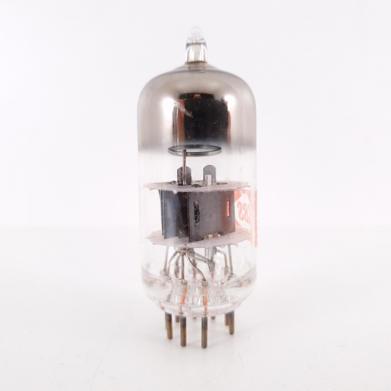 1 X 6BQ7A CBS TUBE. BLACK PLATES. 7....