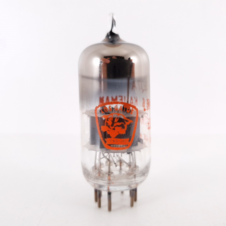 1 X 6BQ7A LEWIS AND KAUFMAN TUBE. LONG LIFE LOS GATOS. BLACK PLATES. 8. CH97