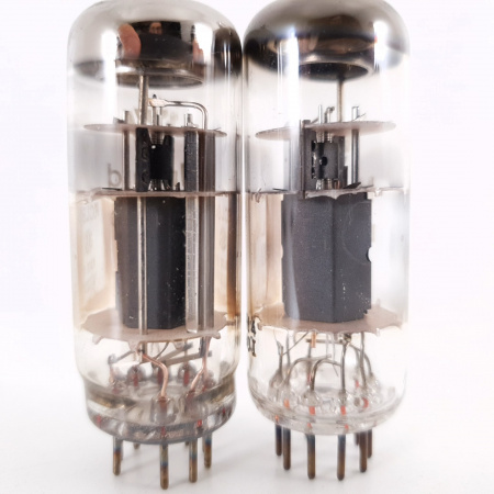 2 X ECL80 MULLARD TUBE. SIEMENS & HALSKE PROD. 3 MICA. MATCHED PAIR. 1. CH155