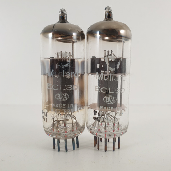 2 X ECL80 MULLARD TUBE. SIEMENS &...