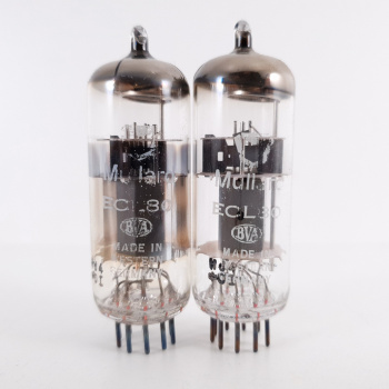 2 X ECL80 MULLARD TUBE.... 2