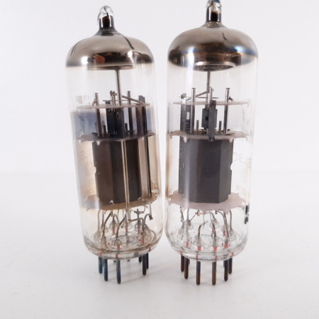 2 X ECL80 MULLARD TUBE. SIEMENS & HALSKE PROD. 3 MICA. MATCHED PAIR. 2. CH155