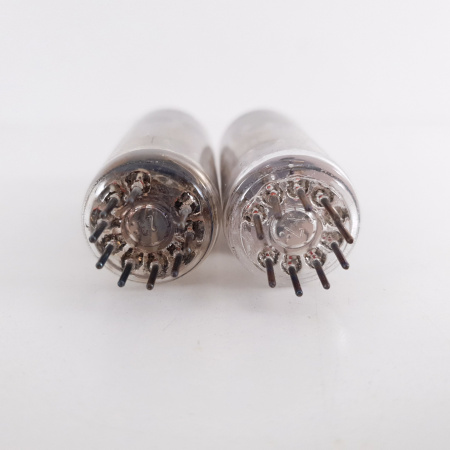 2 X ECL80 MULLARD TUBE. SIEMENS & HALSKE PROD. 3 MICA. MATCHED PAIR. 2. CH155