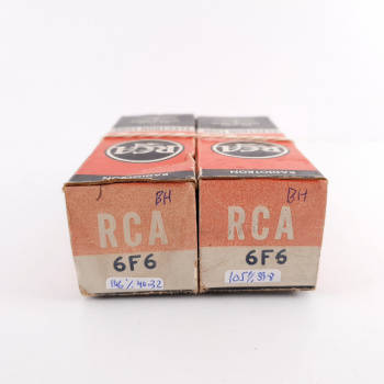 2 X 6F6 RCA TUBE. 1960s...
