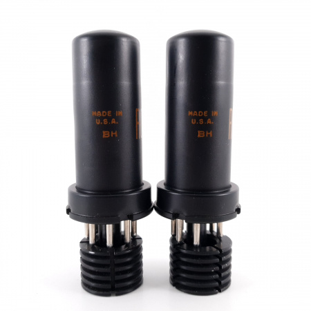 2 X 6F6 RCA TUBE. 1960s PROD. 106/105% MATCHED PAIR 3. CF ENA