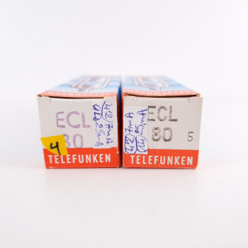 2 X ECL80 TELEFUNKEN TUBE....