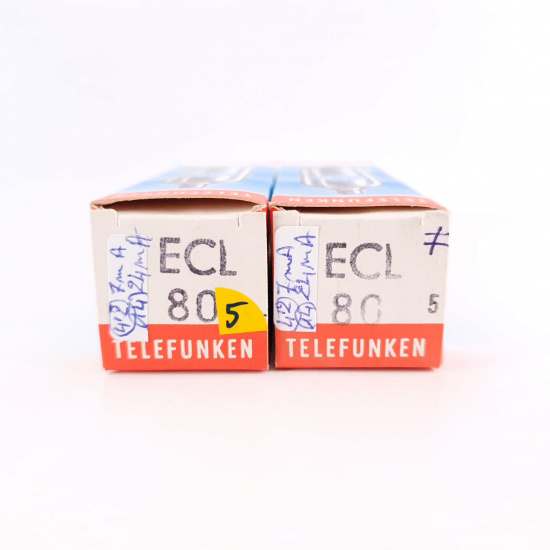 2 X ECL80 TELEFUNKEN TUBE. SIEMENS & HALSKE PROD. 3 MICA. 5. CH155