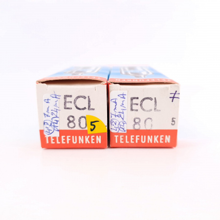 2 X ECL80 TELEFUNKEN TUBE. SIEMENS & HALSKE PROD. 3 MICA. 5. CH155