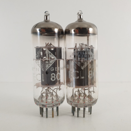 2 X ECL80 TELEFUNKEN TUBE. SIEMENS & HALSKE PROD. 3 MICA. 5. CH155