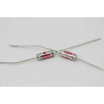 STYROFLEX CAPACITOR 220pF 630V NOS (New Old Stock) 3PC. CA23U97F170321