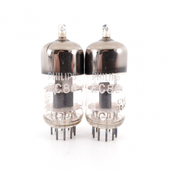 2 X EC86 PHILIPS TUBE. 1960s VALVO...