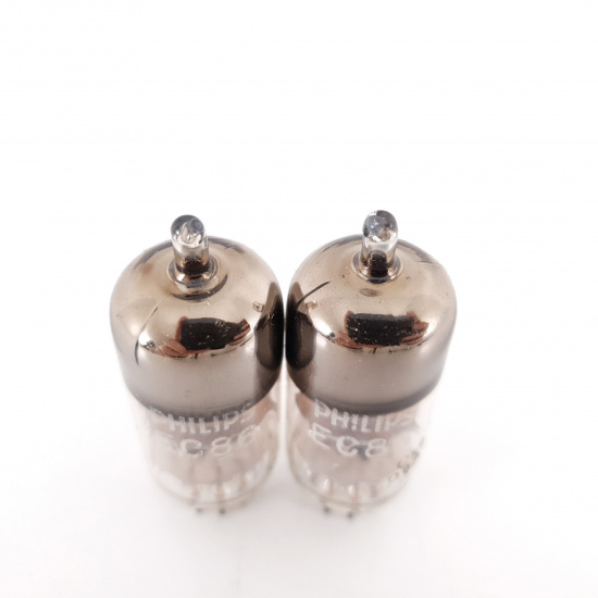 2 X EC86 PHILIPS TUBE. 1960s VALVO...