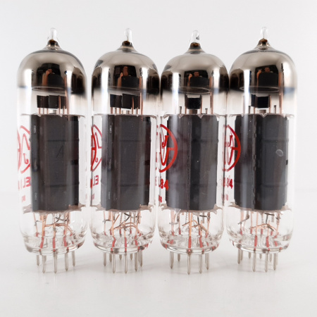 4 X EL84 JJ ELECTRONIC TUBE. MATCHED QUAD 2. CV ENA