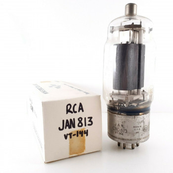 1 X JAN CRC 813 / VT144 TUBE. RCA BRAND. 1944 PRODUCTION. CM  ENA