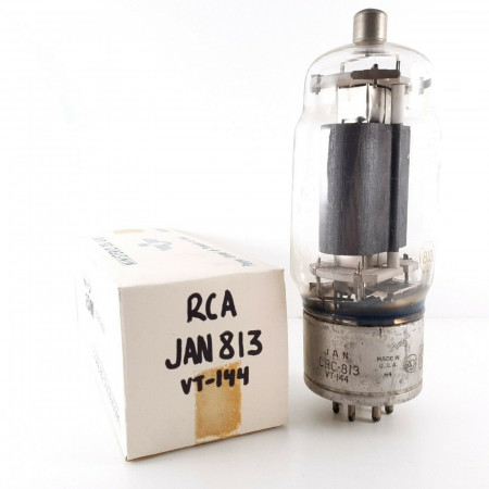 1 X JAN CRC 813 / VT144 TUBE. RCA BRAND. 1944 PRODUCTION. CM  ENA