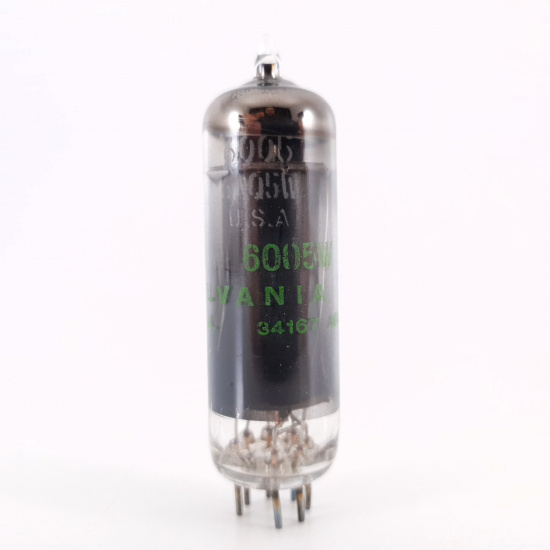 1 X JAN 6AQ5W / 6005W SYLVANIA TUBE....