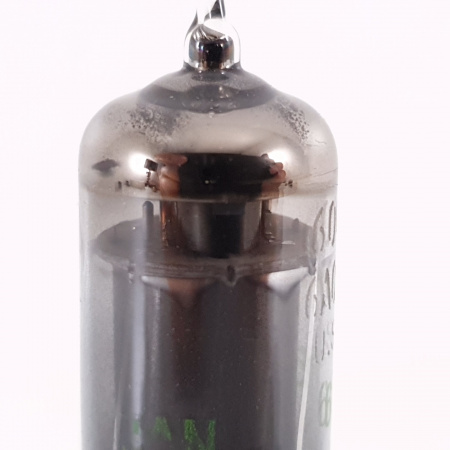 1 X JAN 6AQ5W / 6005W SYLVANIA TUBE. BLACK PLATES. COPPER RODS. 78%. 7. CH112