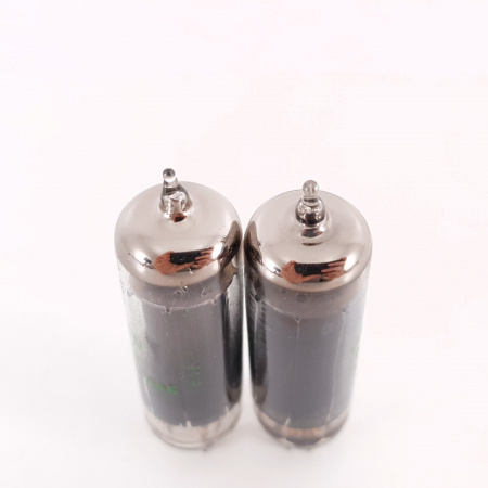 2 X JAN 6AQ5W / 6005W SYLVANIA TUBE. BLACK PLATES. 102/101%. 8. CH112