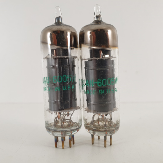 2 X JAN 6AQ5W / 6005W GENERAL...