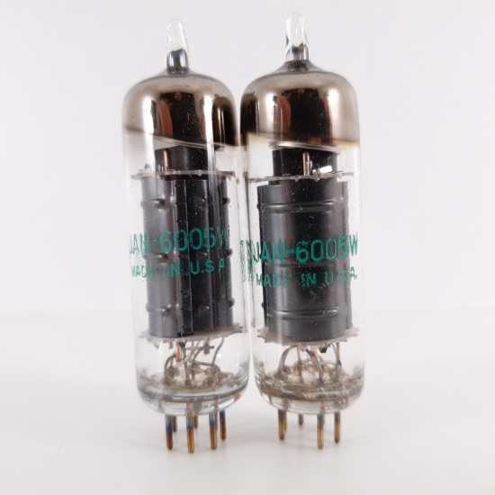 2 X JAN 6AQ5W / 6005W GENERAL...
