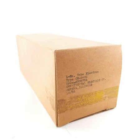 1 X CE 249C TUBE. CONTIENTAL ELECTRIC BRAND. 1955 PRODUCTION. CM  ENA