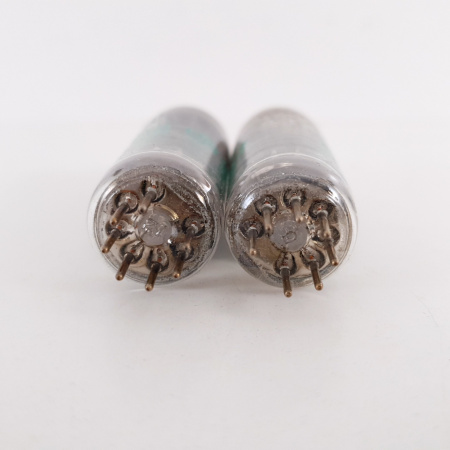 2 X JAN 6AQ5W / 6005W GENERAL ELECTRIC. BLACK PLATES. 102/98%. 10. CH112