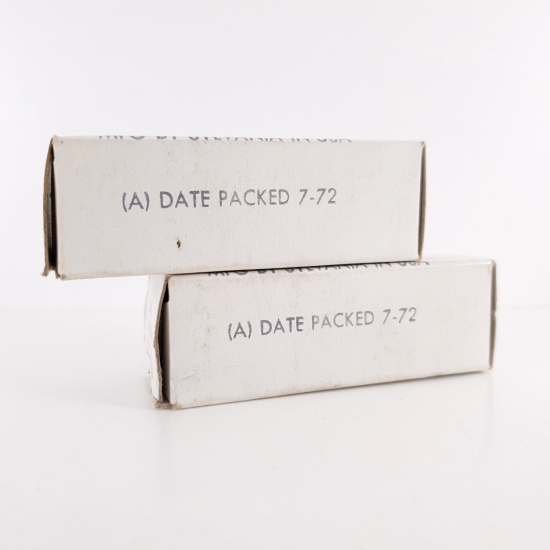 2 X JAN 6005W / 6AQ5W SYLVANIA TUBE....