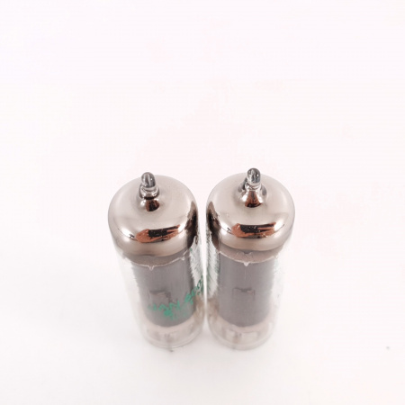 2 X JAN 6005W / 6AQ5W SYLVANIA TUBE. 1970s PROD. BLACK PLATES. 87/86%.11. CH112