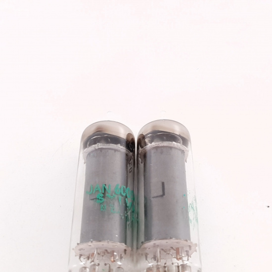 2 X JAN 6005W / 6AQ5W SYLVANIA TUBE....