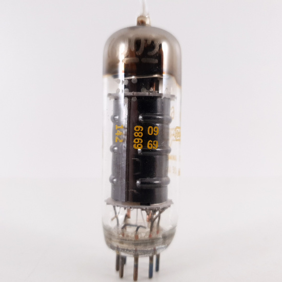 1 X 6AQ5 HEINTZ & KAUFMAN TUBE. BLACK...