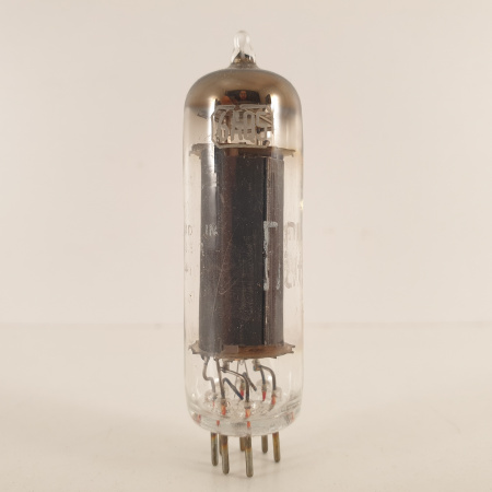 1 X 6AQ5 RCA TUBE. BLACK PLATES. SQUARE GETTER. 116%. 13. CH112