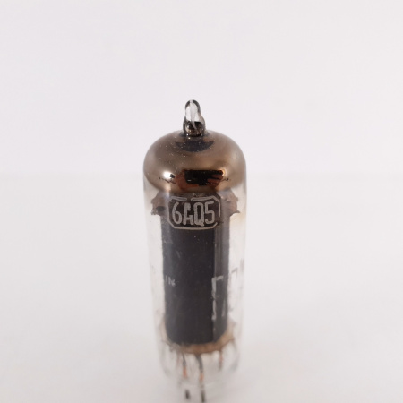 1 X 6AQ5 RCA TUBE. BLACK PLATES. SQUARE GETTER. 116%. 13. CH112