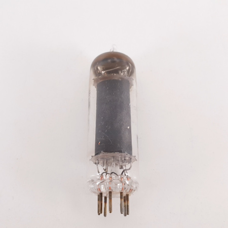 1 X 6AQ5 RCA TUBE. BLACK PLATES. SQUARE GETTER. 116%. 13. CH112