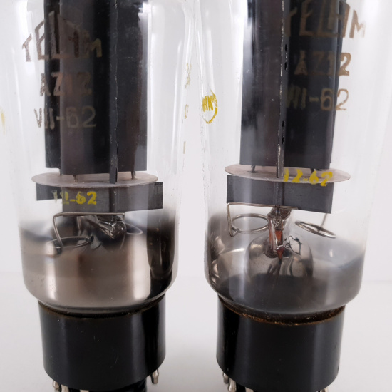 2 X AZ12 TELAM TUBE. 1962 TESLA...