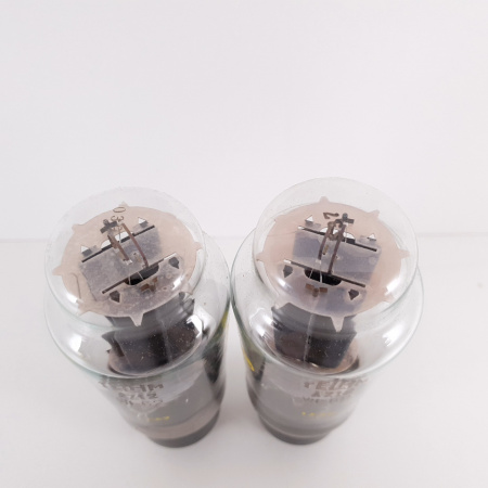 2 X AZ12 TELAM TUBE. 1962 TESLA ROZNOV PROD. DUAL HALO GETTER. 2. CH89